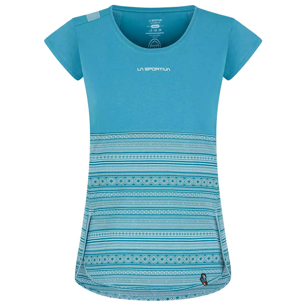 Koszulka bawełniana La Sportiva Lidra T-Shirt W - Topaz