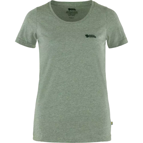 Koszulka Fjallraven Logo T-shirt W - Patina Green-Melange